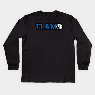 ti amo inter Kids Long Sleeve T-Shirt